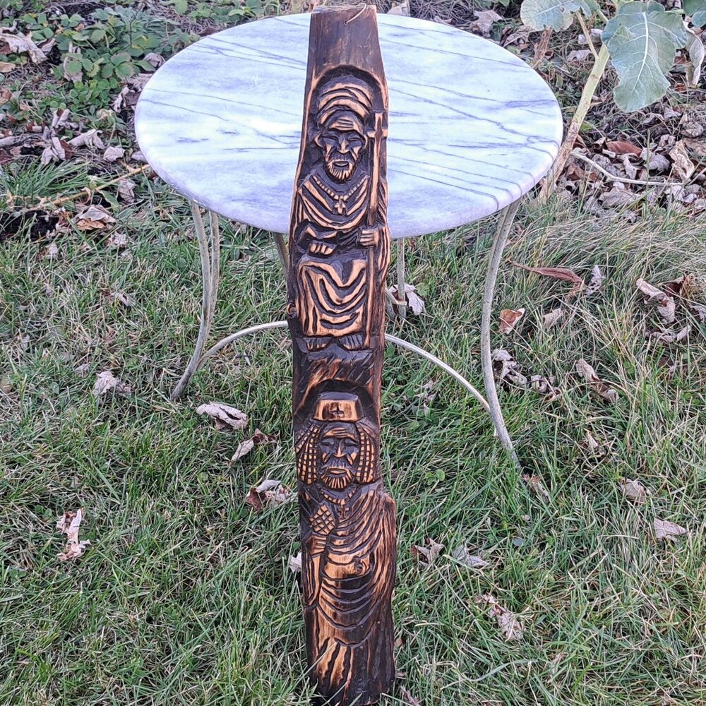 Ethiopian African Tewahedo Wood Wall Plaque
